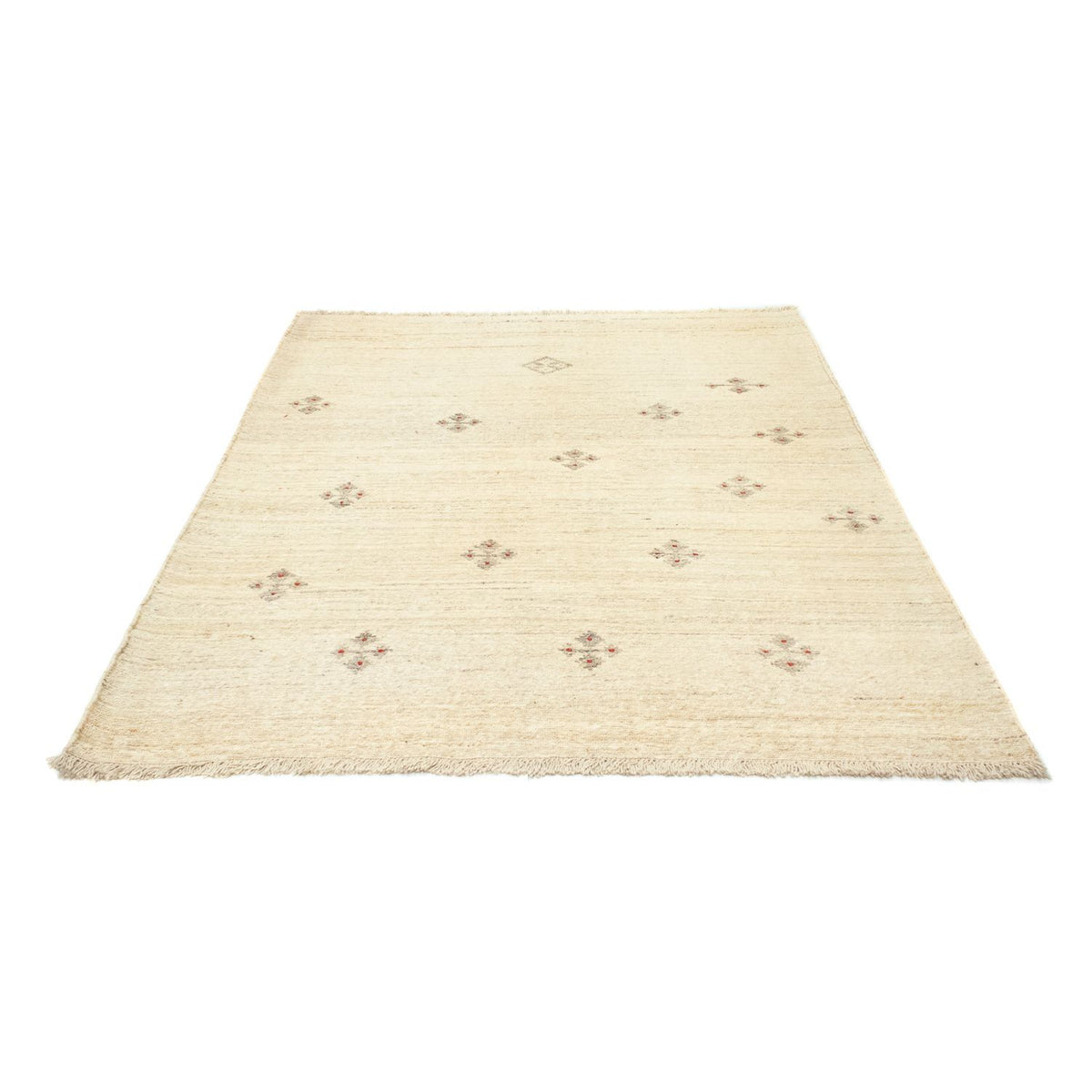 Tapis Gabbeh - Persan - 198 x 154 cm - beige