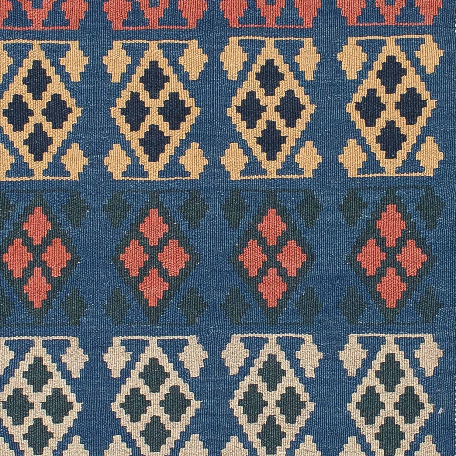 Tapis Kelim - Oriental - 180 x 114 cm - bleu