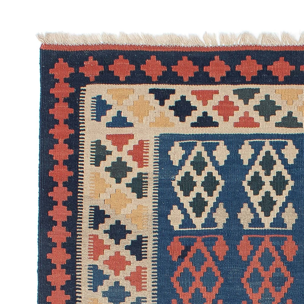 Tapis Kelim - Oriental - 180 x 114 cm - bleu