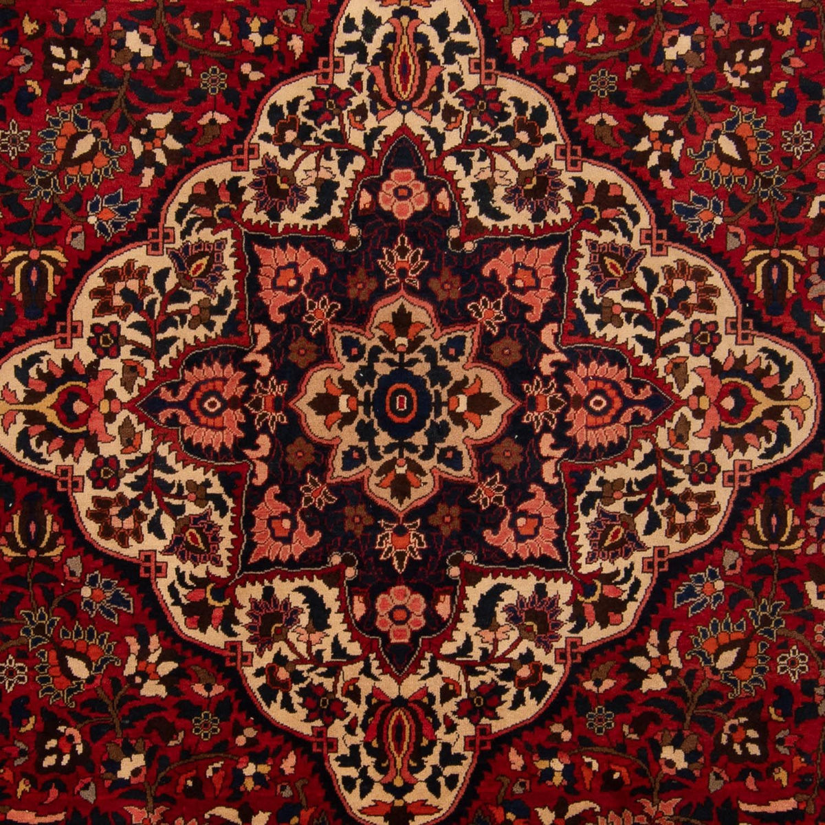 Tapis persan - Nomadic - 365 x 263 cm - rouge foncé