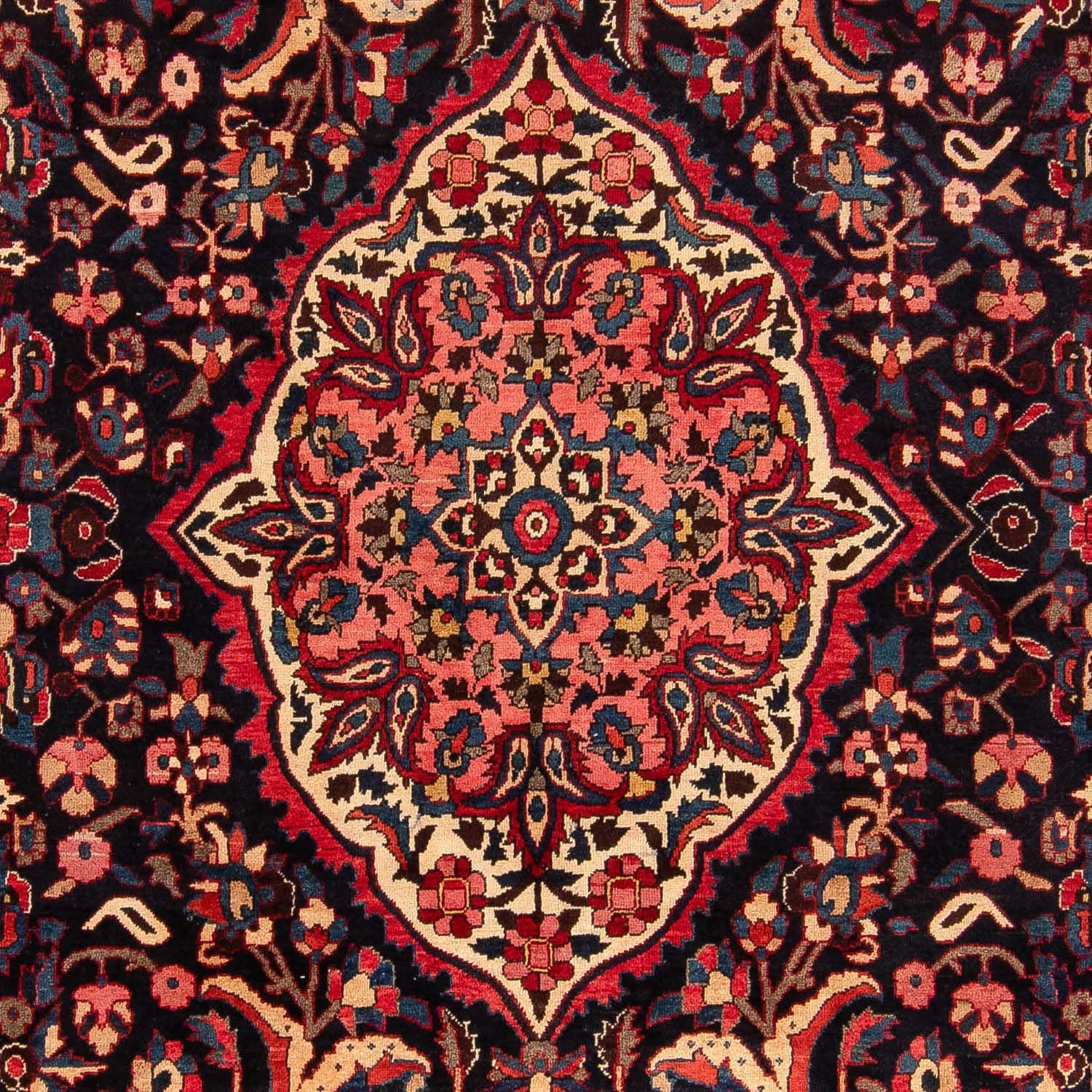 Tapis persan - Nomadic - 374 x 267 cm - bleu foncé