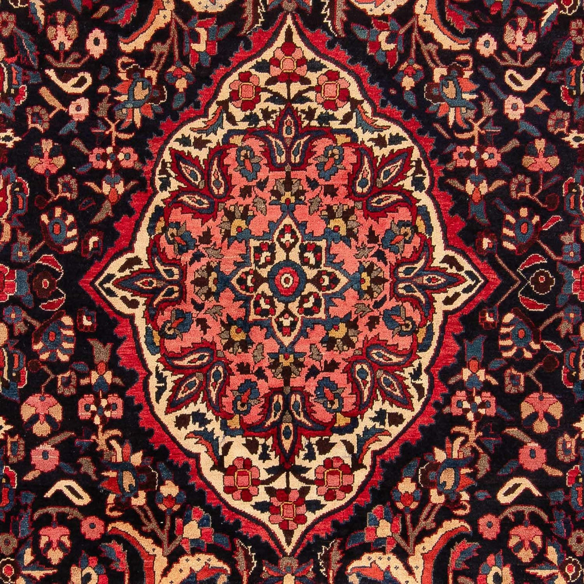 Tapis persan - Nomadic - 374 x 267 cm - bleu foncé