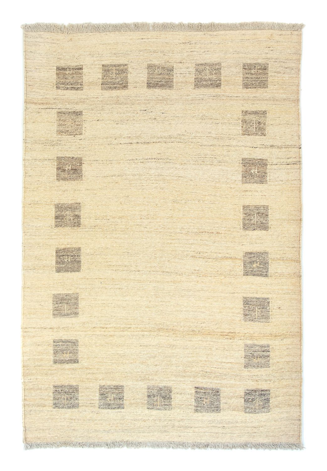 Tapis Gabbeh - Persan - 183 x 121 cm - beige