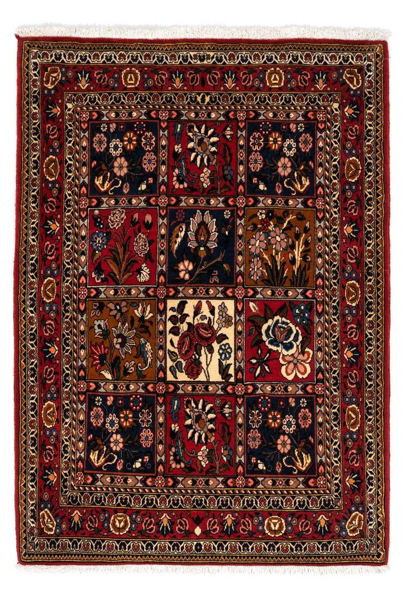 Tapis persan - Nomadic - 158 x 112 cm - rouge foncé