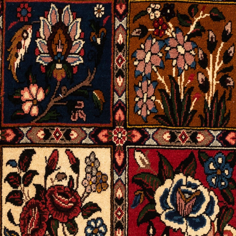 Tapis persan - Nomadic - 158 x 112 cm - rouge foncé