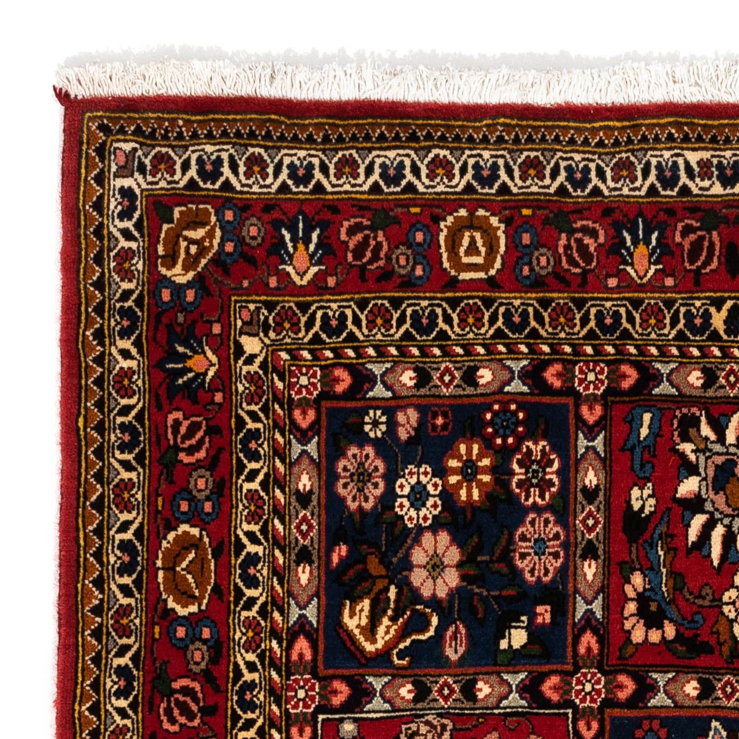 Tapis persan - Nomadic - 158 x 112 cm - rouge foncé