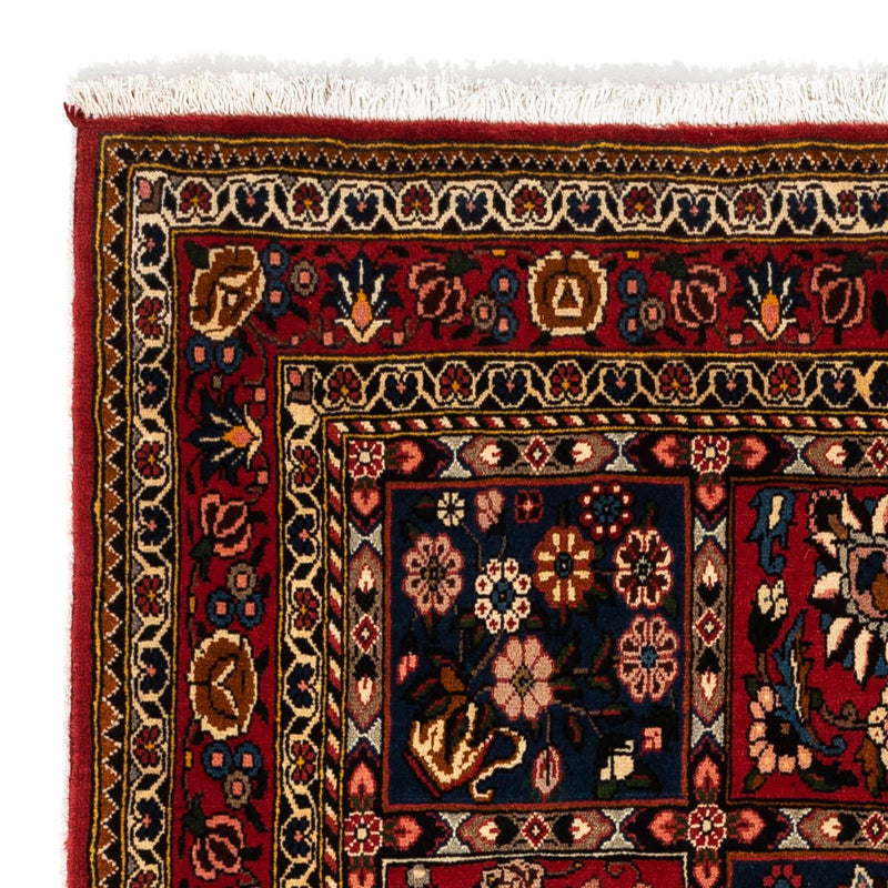 Tapis persan - Nomadic - 158 x 112 cm - rouge foncé