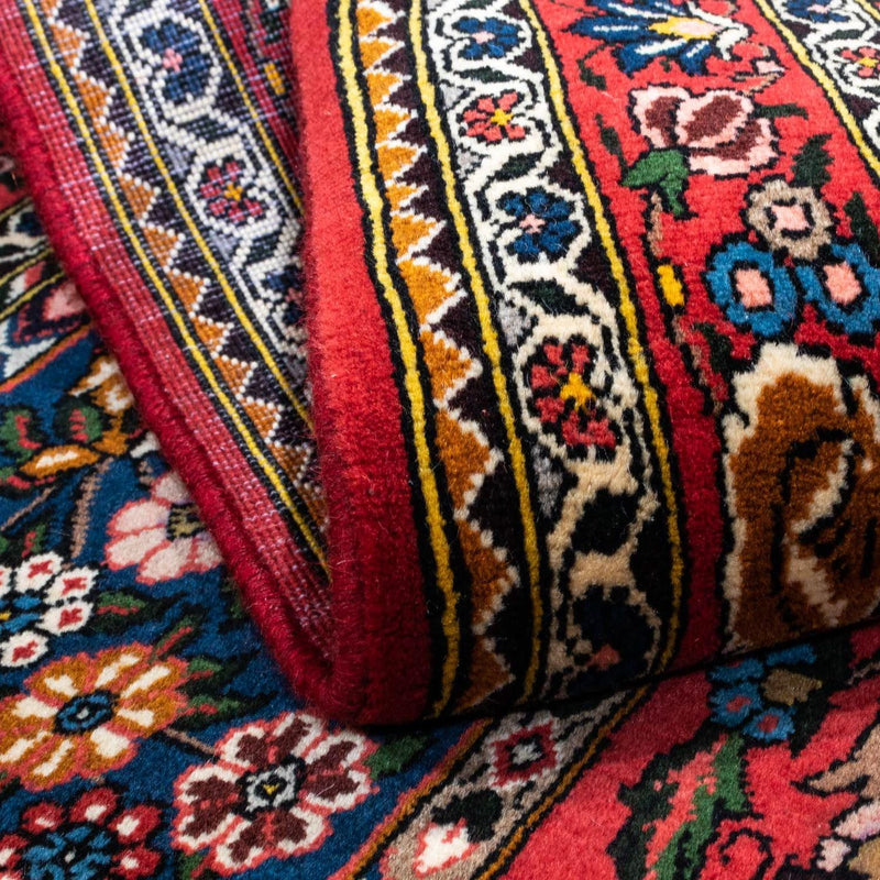 Tapis persan - Nomadic - 158 x 112 cm - rouge foncé