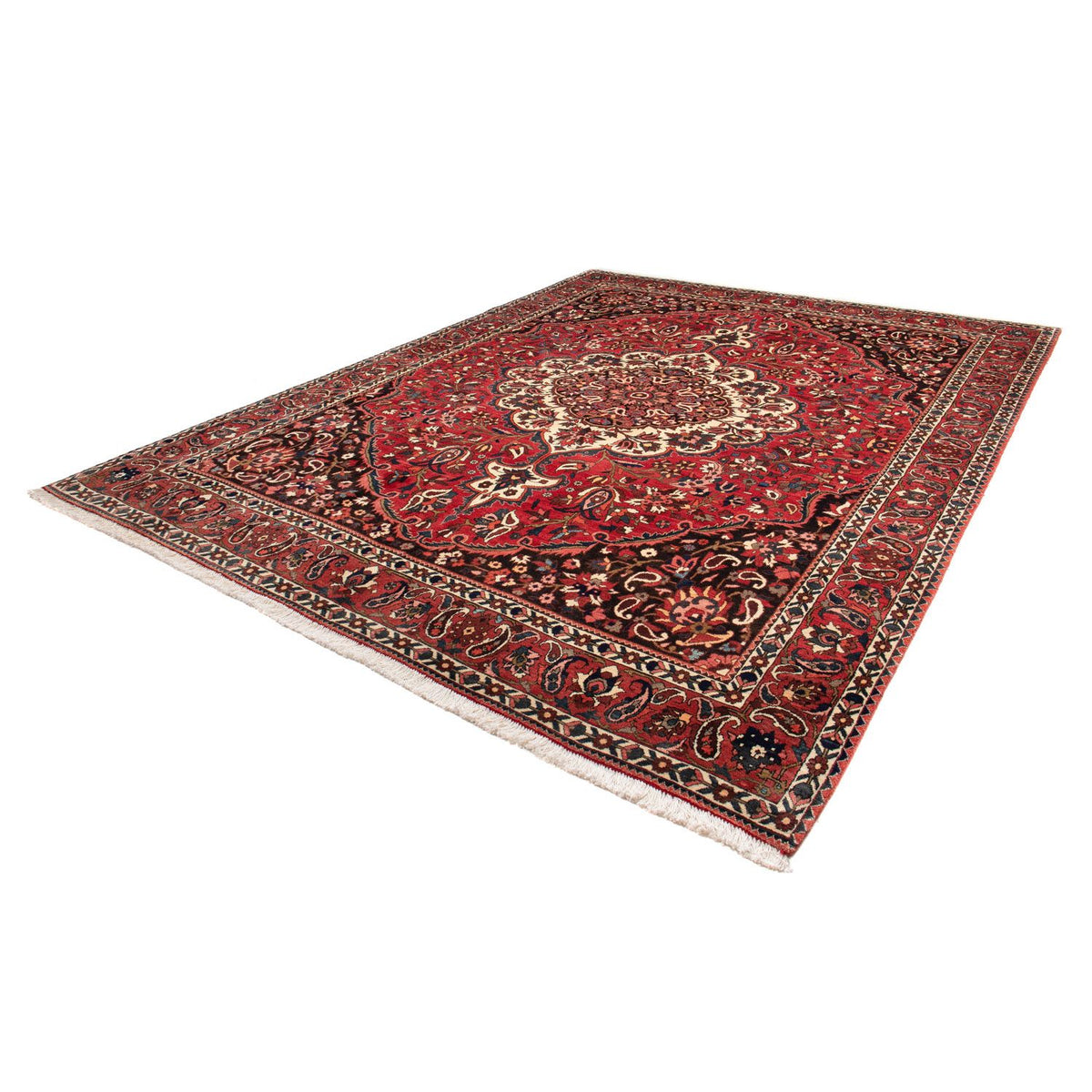 Tapis persan - Nomadic - 365 x 265 cm - rouge foncé