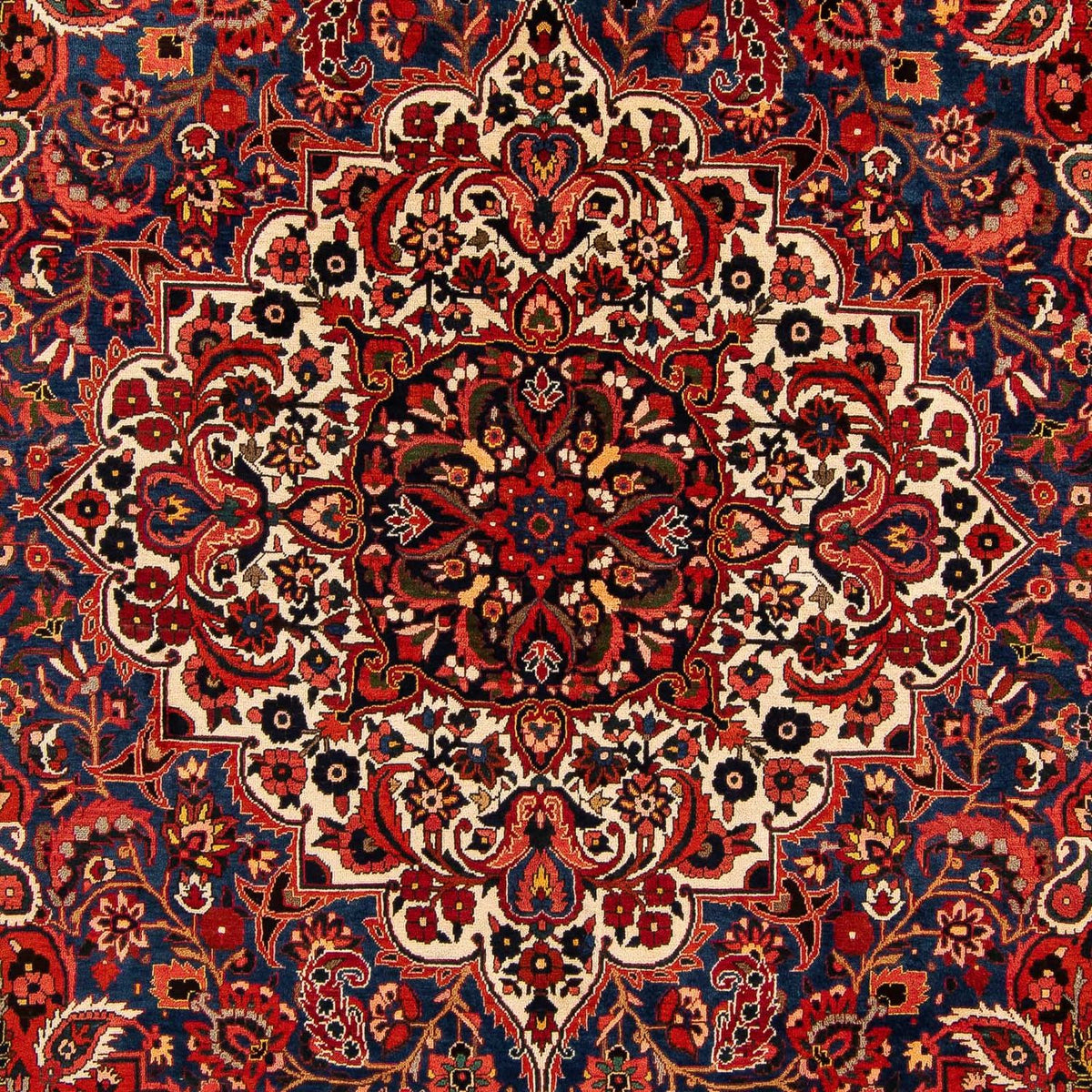 Tapis persan - Nomadic - 375 x 272 cm - rouge foncé