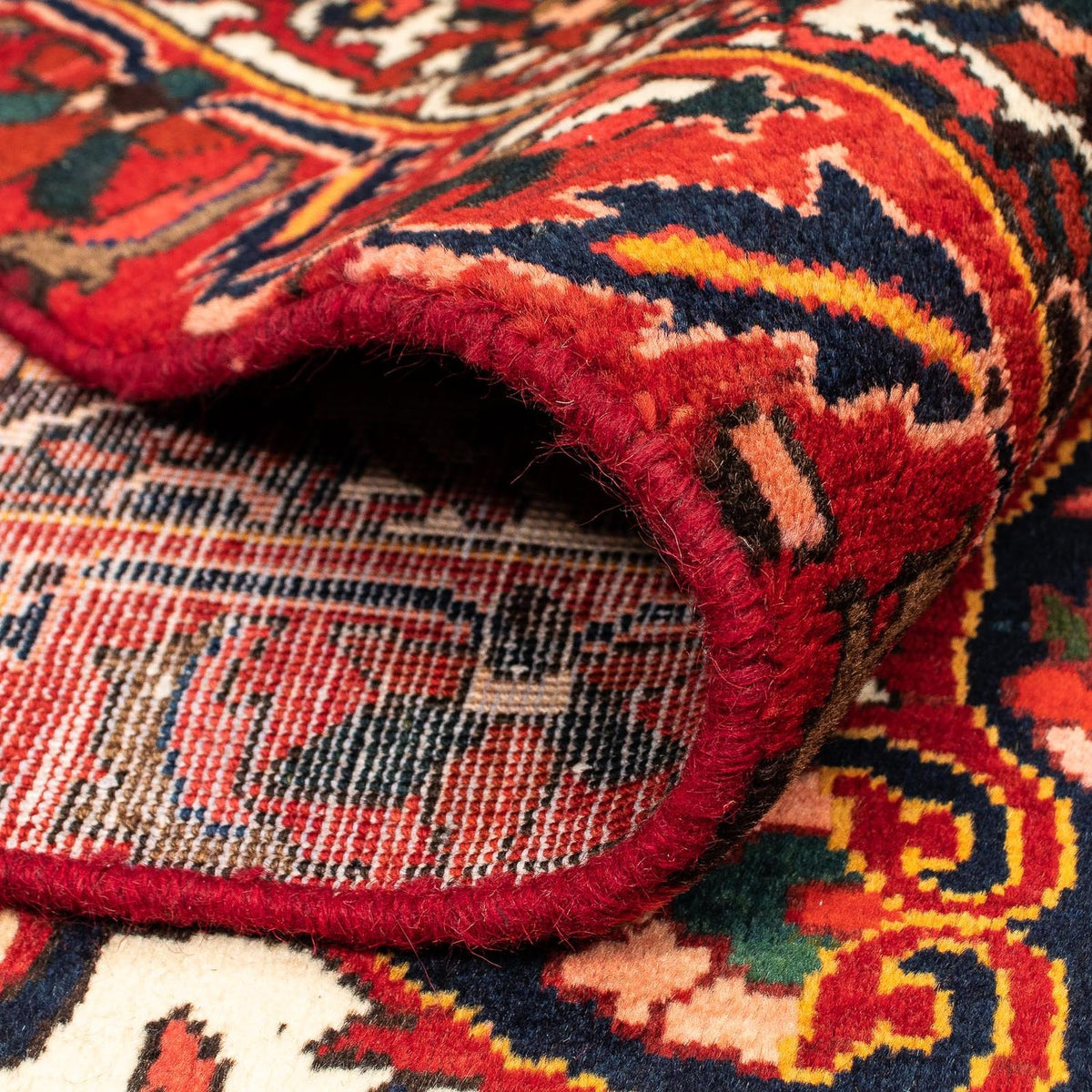 Tapis persan - Nomadic - 375 x 272 cm - rouge foncé