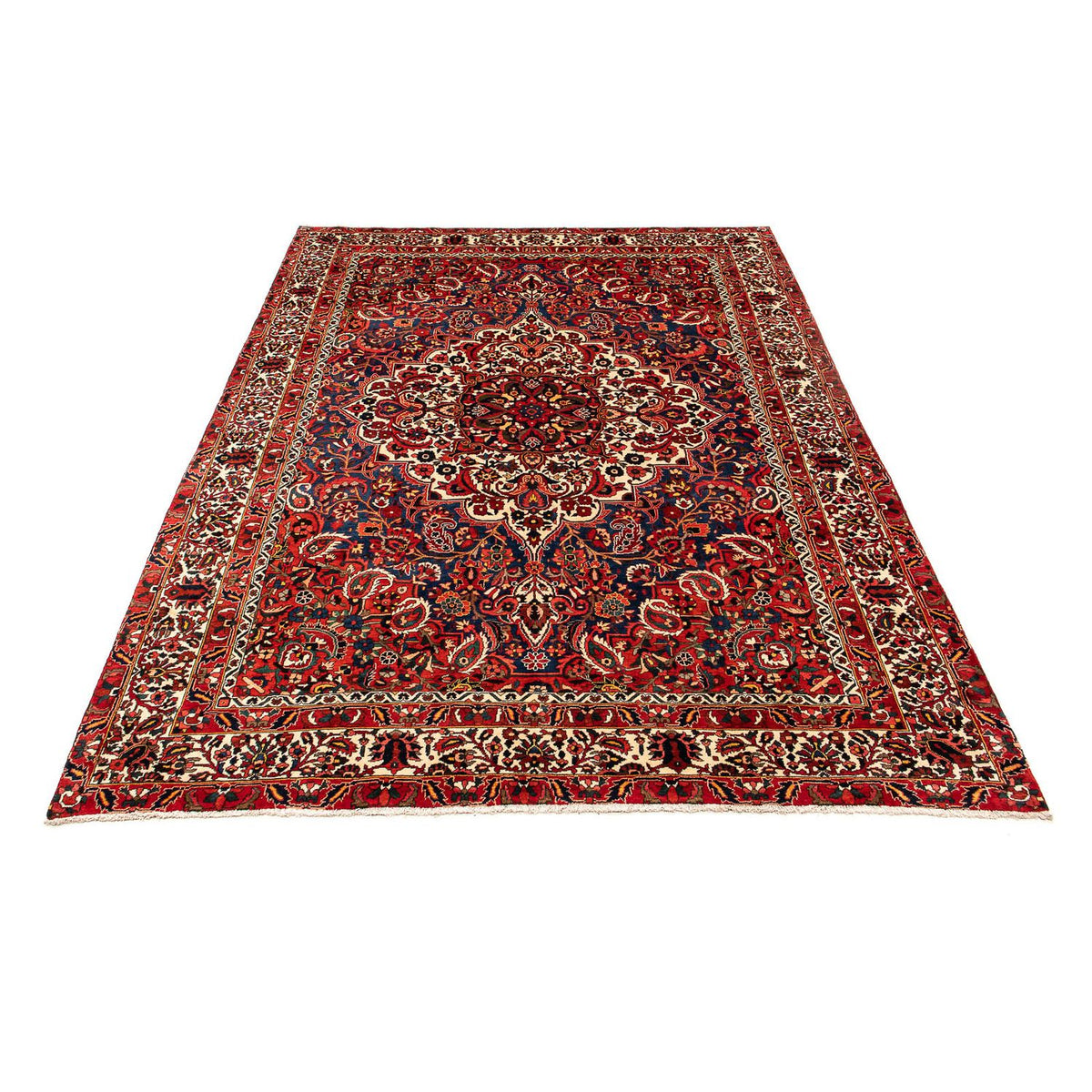 Tapis persan - Nomadic - 375 x 272 cm - rouge foncé