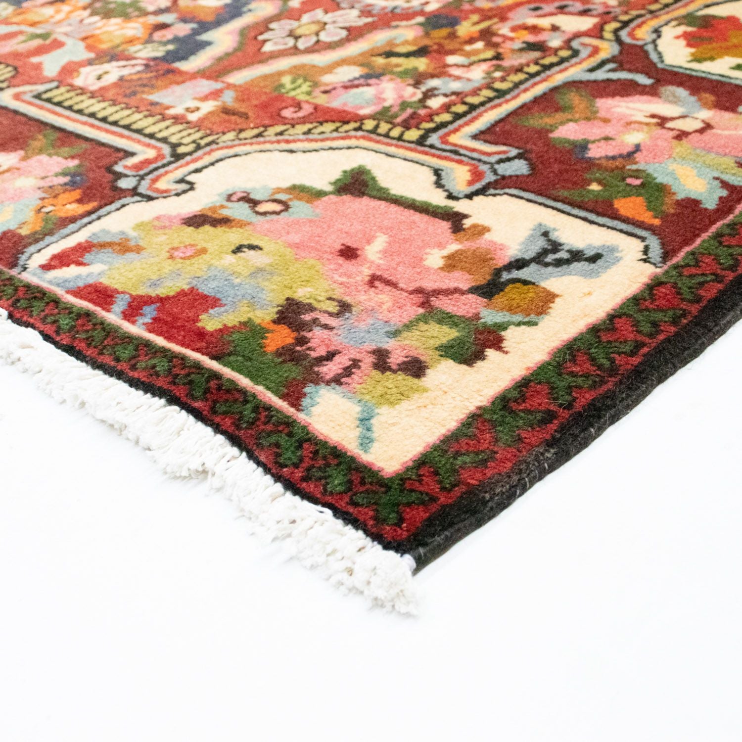 Tapis persan - Nomadic - 197 x 136 cm - rouge foncé