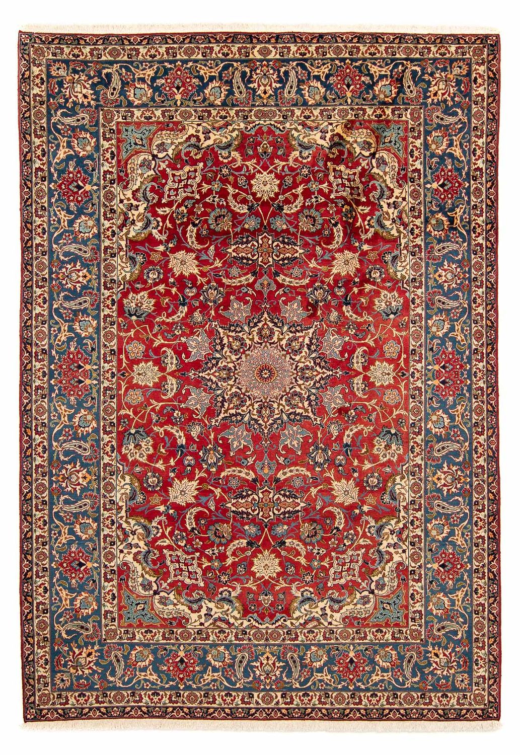 Tapis persan - Isfahan - Premium - 377 x 271 cm - rouge