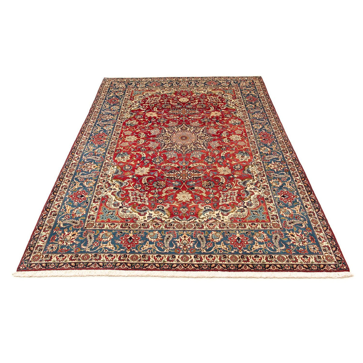 Tapis persan - Isfahan - Premium - 377 x 271 cm - rouge