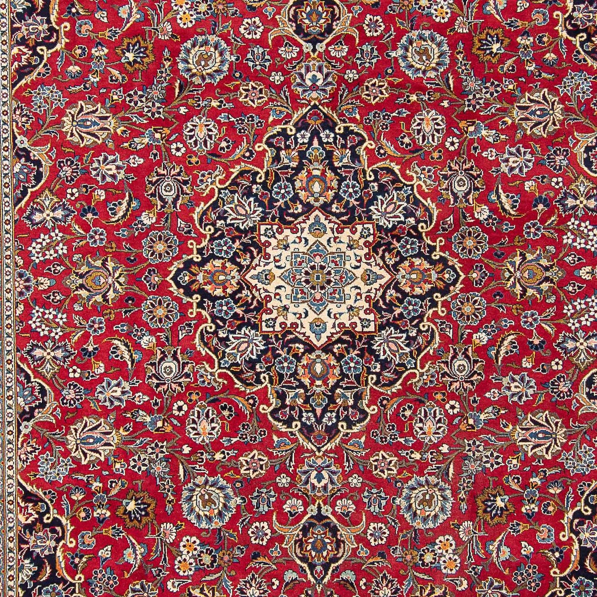 Tapis persan - Keshan - 380 x 267 cm - rouge