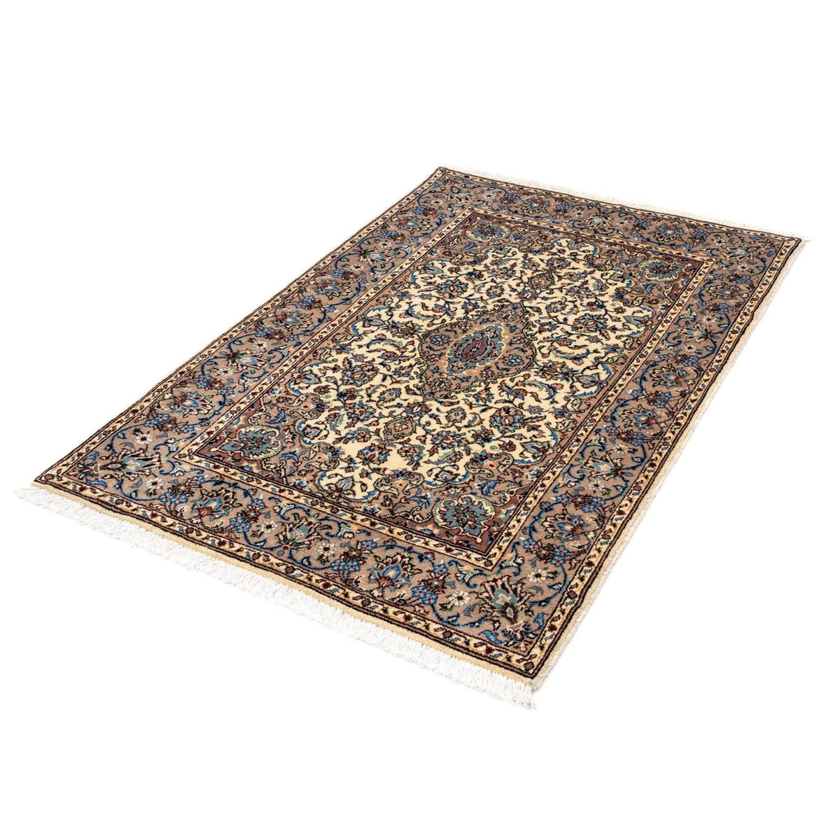 Tapis persan - Keshan - 150 x 97 cm - beige