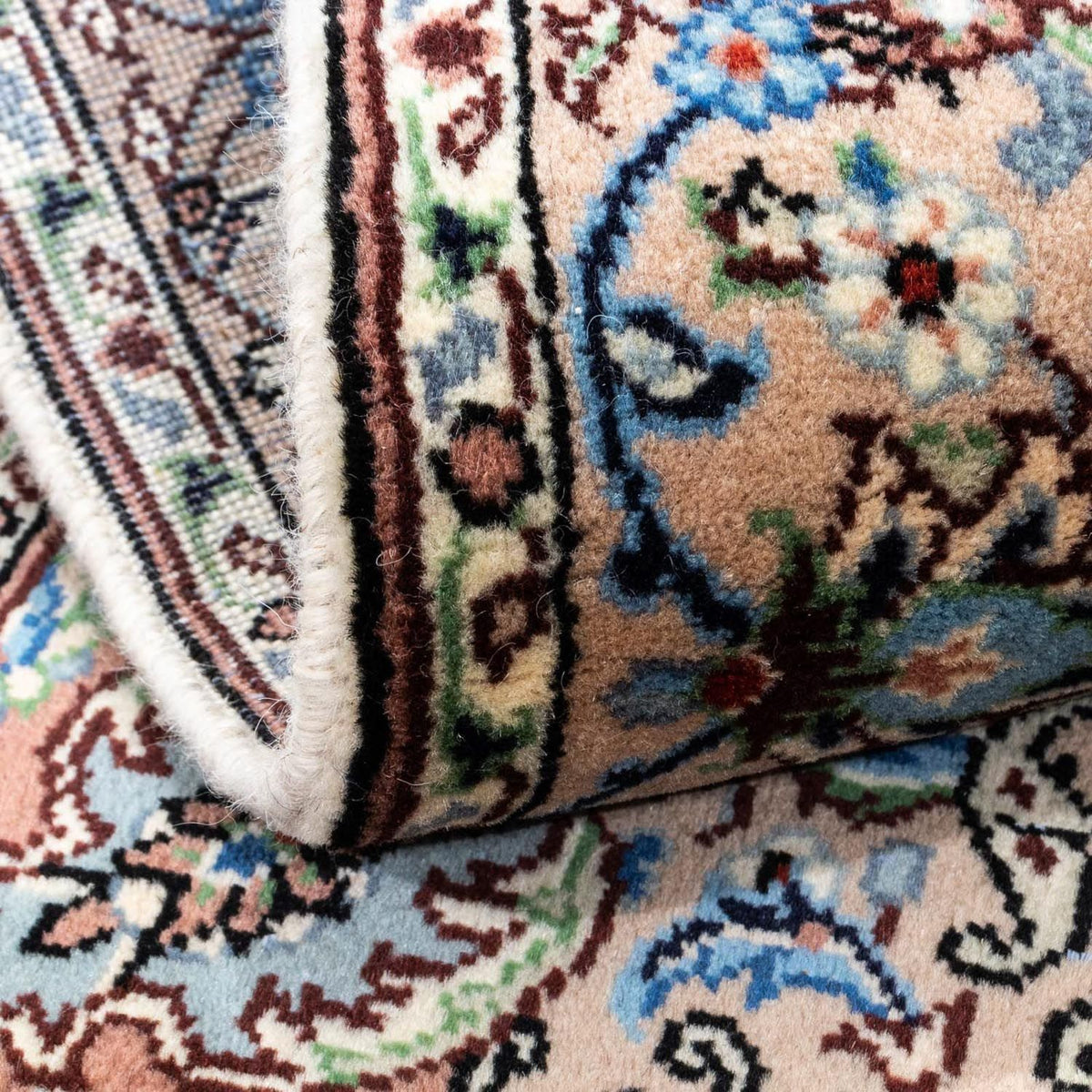 Tapis persan - Keshan - 143 x 98 cm - beige