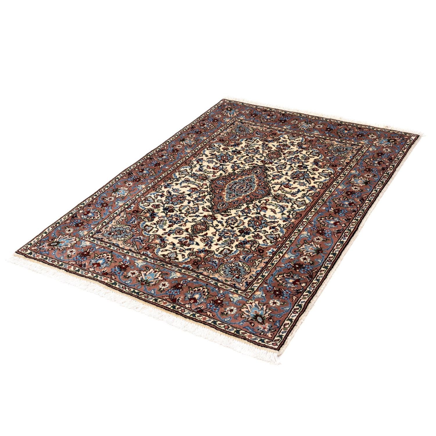 Tapis persan - Keshan - 142 x 99 cm - beige