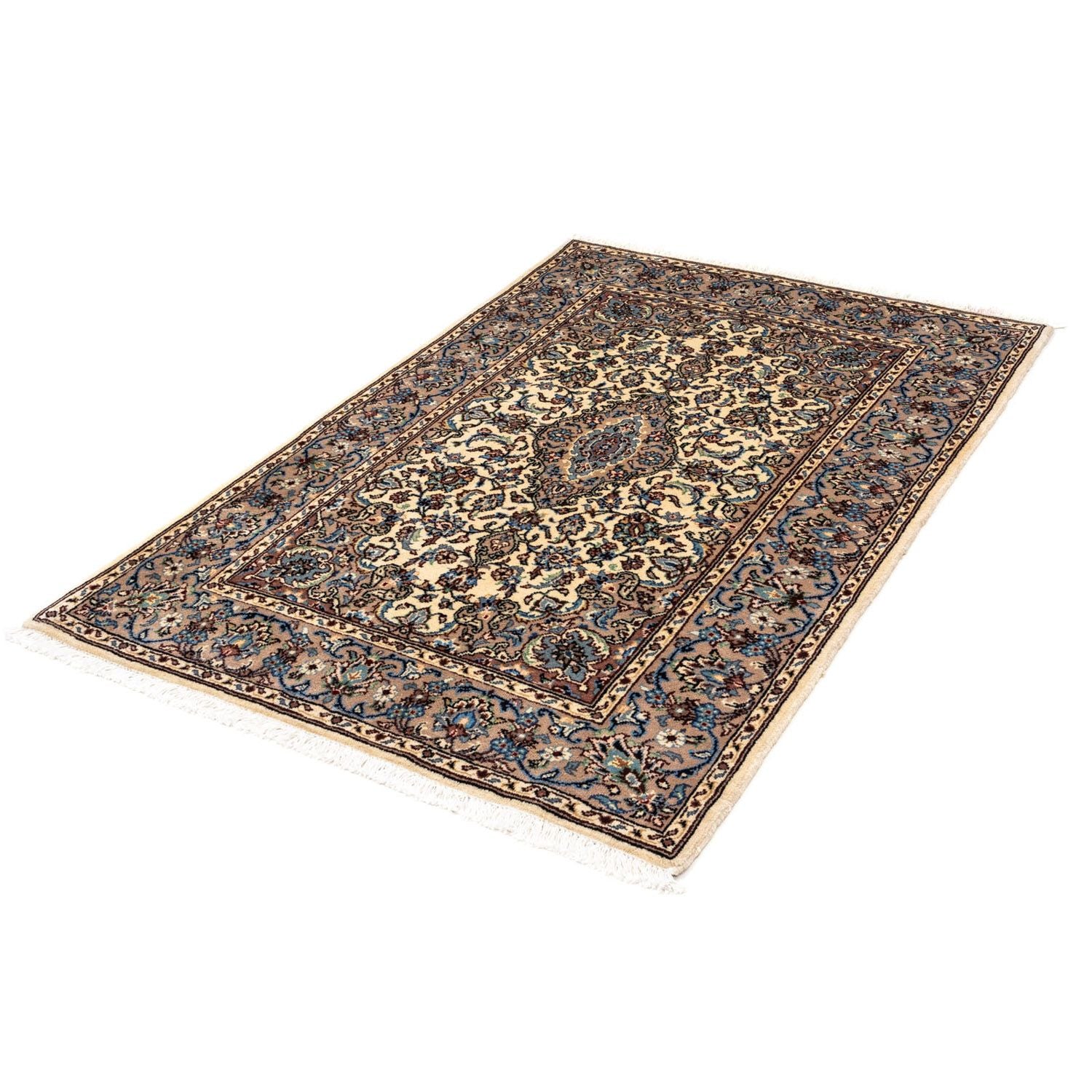 Tapis persan - Keshan - 148 x 97 cm - beige