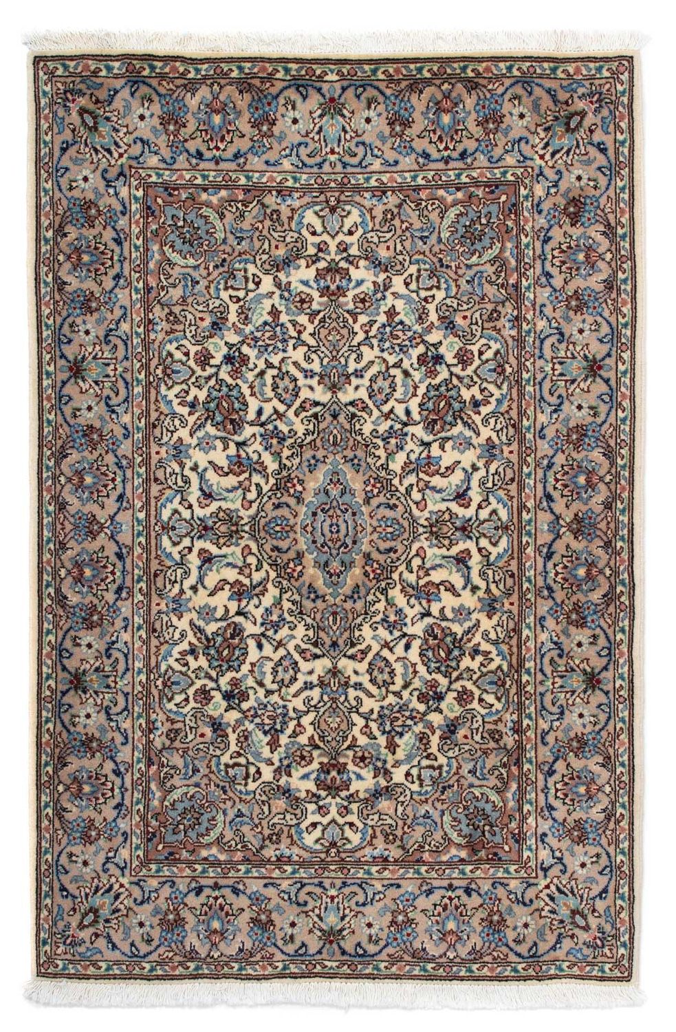 Tapis persan - Keshan - 147 x 98 cm - beige