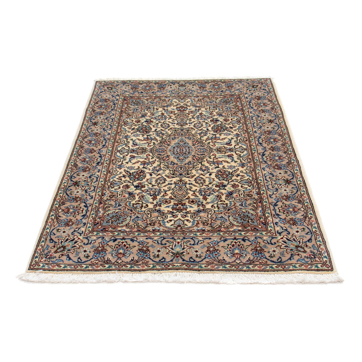 Tapis persan - Keshan - 147 x 98 cm - beige