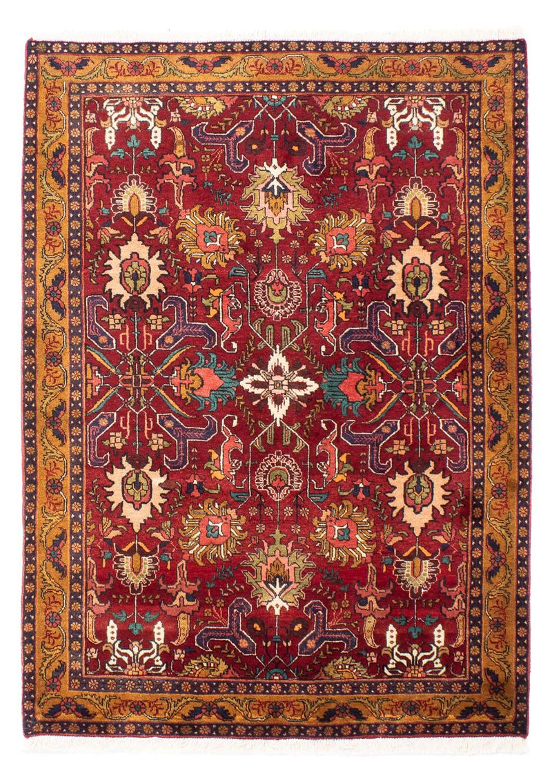 Tapis persan - Nomadic - 191 x 138 cm - rouge foncé