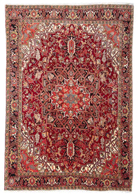 Tapis persan - Nomadic - 334 x 265 cm - rouge foncé