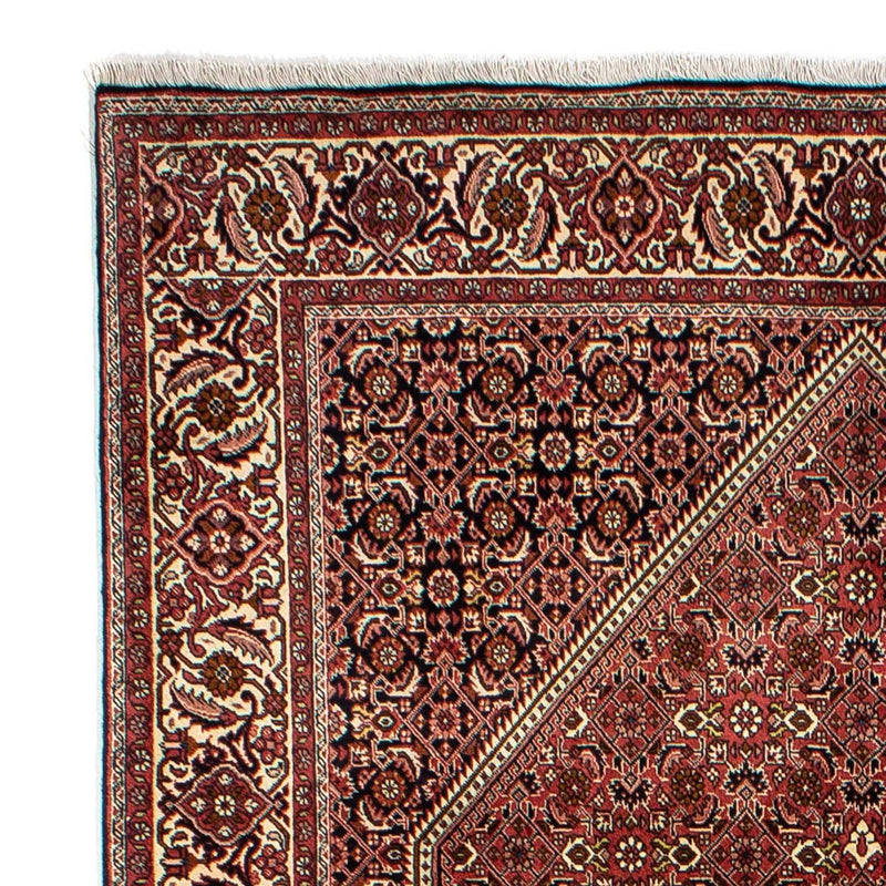 Tapis persan - Bidjar - 243 x 167 cm - rouge foncé