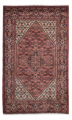 Tapis persan - Bidjar - 222 x 136 cm - bleu foncé