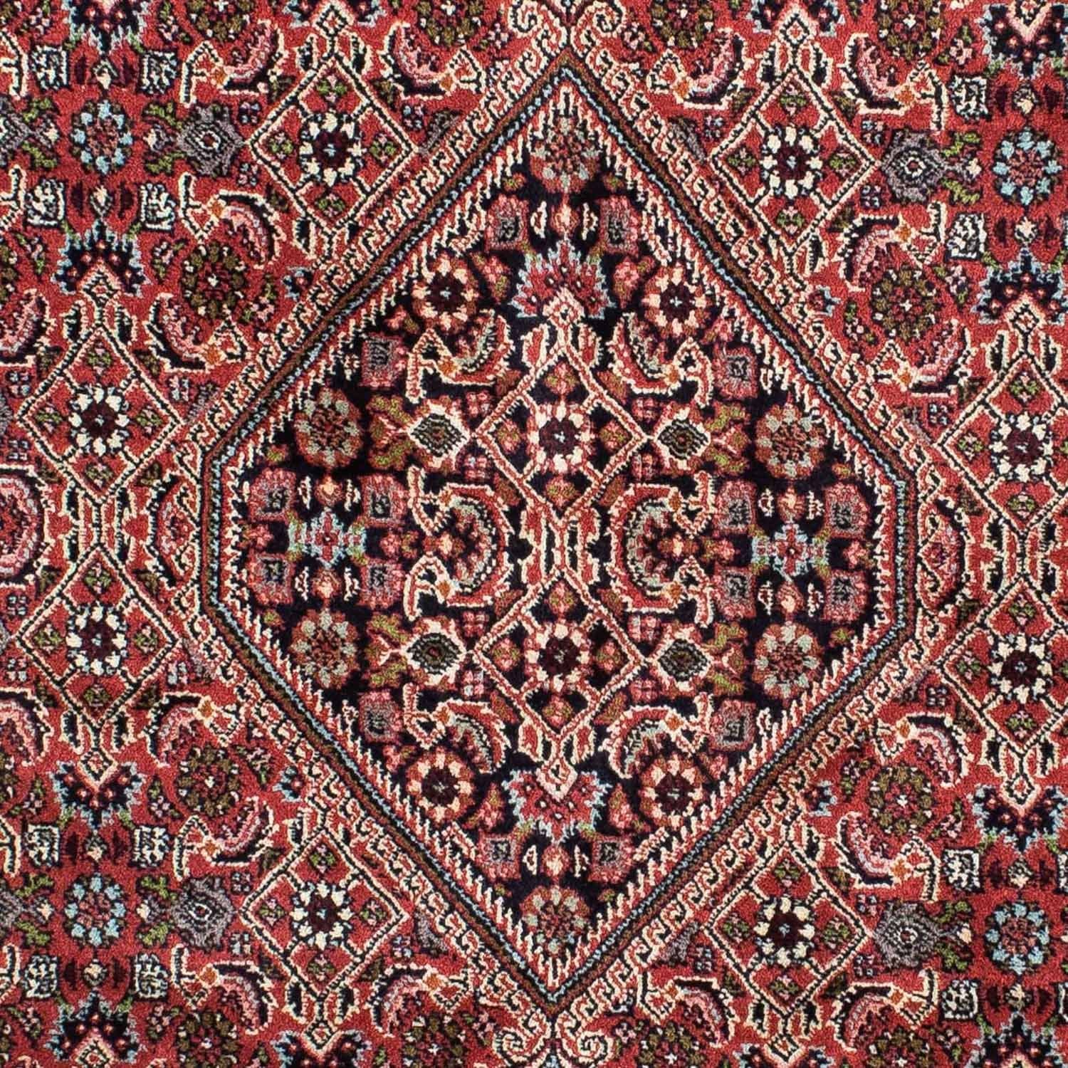 Tapis persan - Bidjar - 222 x 136 cm - bleu foncé