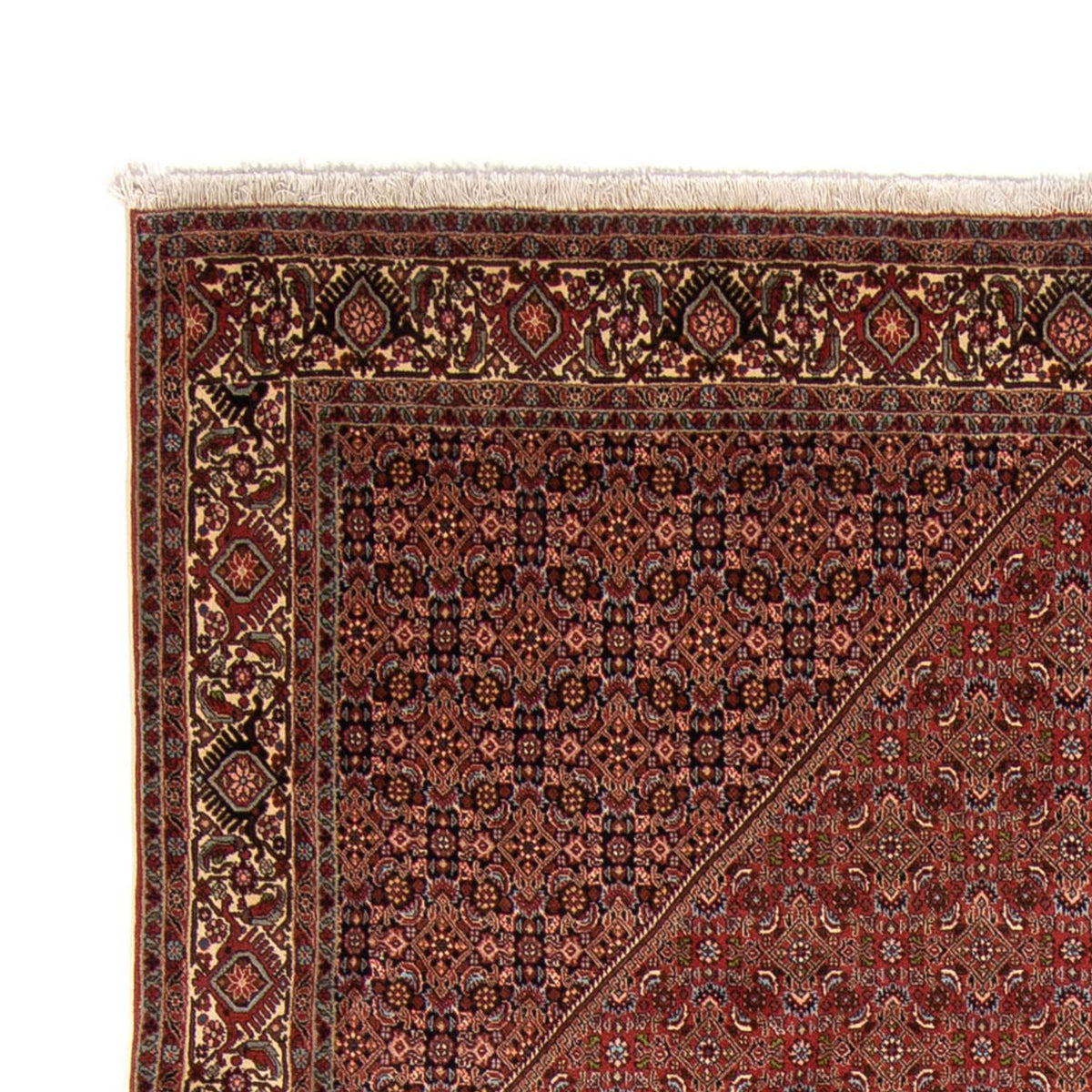 Tapis persan - Bidjar - 358 x 250 cm - rouge foncé