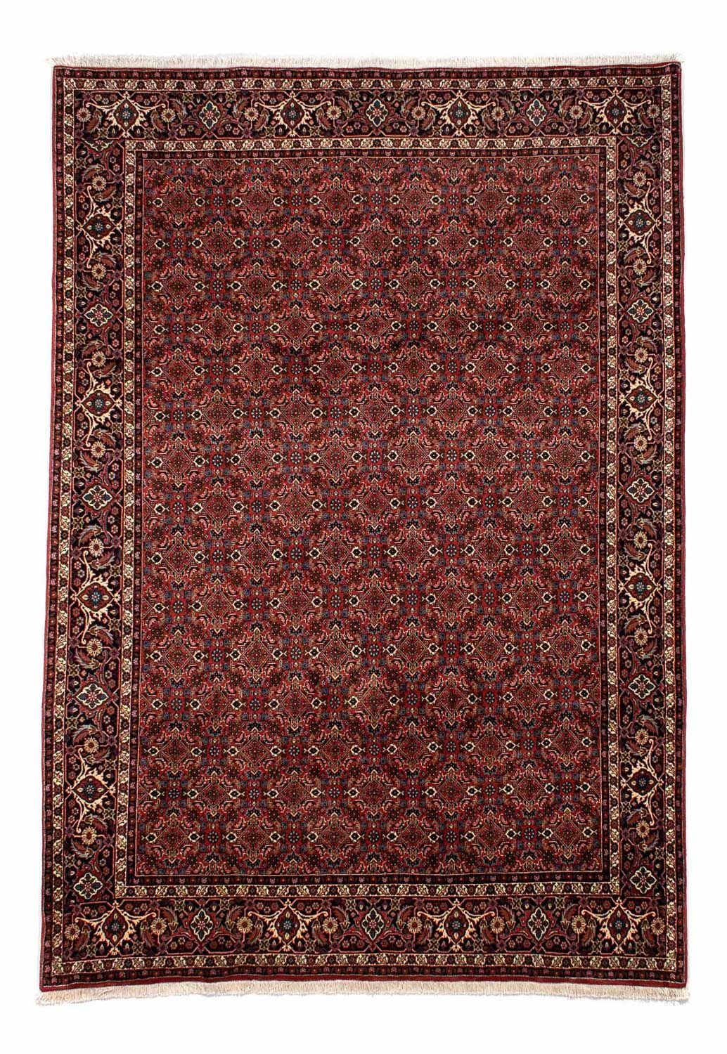 Tapis persan - Bidjar - 284 x 200 cm - rouge foncé