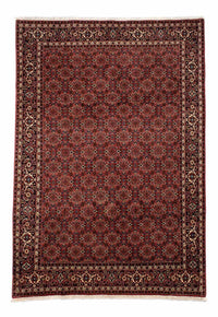 Tapis persan - Bidjar - 284 x 200 cm - rouge foncé