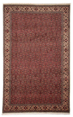 Tapis persan - Bidjar - 305 x 198 cm - rouge foncé