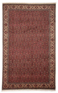 Tapis persan - Bidjar - 305 x 198 cm - rouge foncé