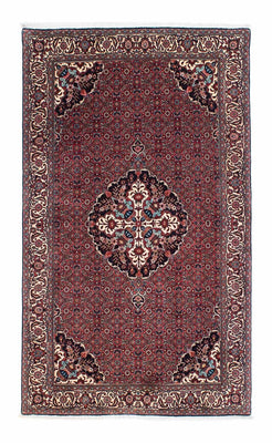 Tapis persan - Bidjar - 194 x 114 cm - rouge foncé