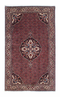 Tapis persan - Bidjar - 194 x 114 cm - rouge foncé