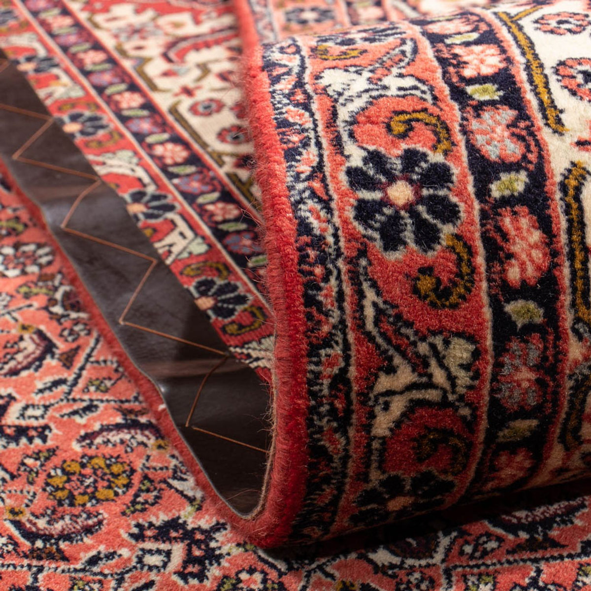 Tapis persan - Bidjar - 357 x 248 cm - rouge foncé