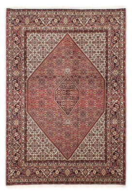 Tapis persan - Bidjar - 251 x 174 cm - rouge clair