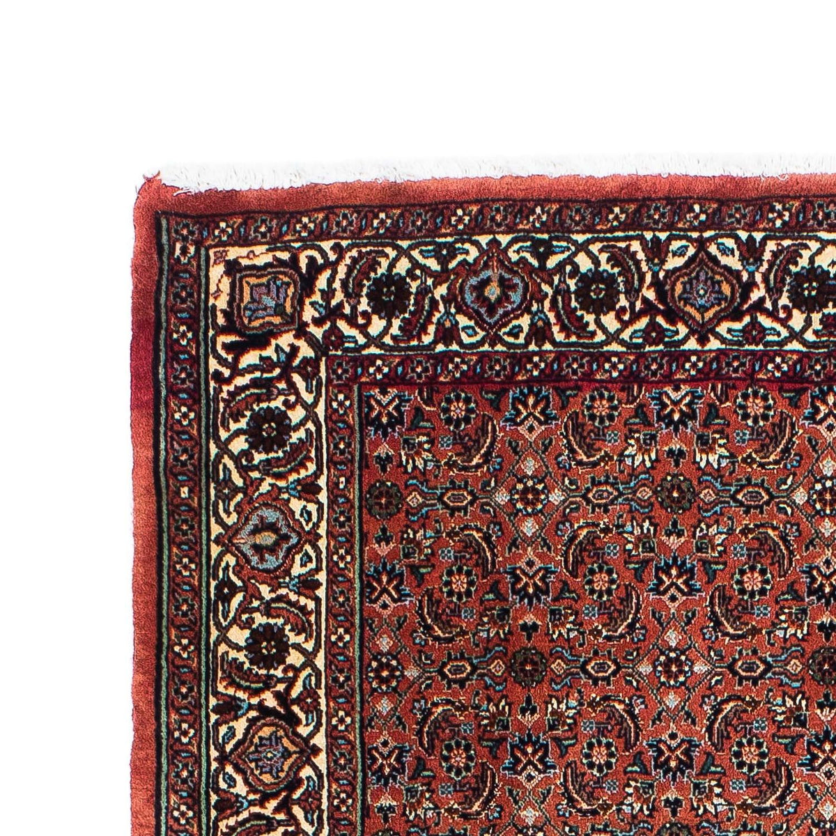 Tapis de couloir Tapis persan - Bidjar - 185 x 98 cm - rouge clair
