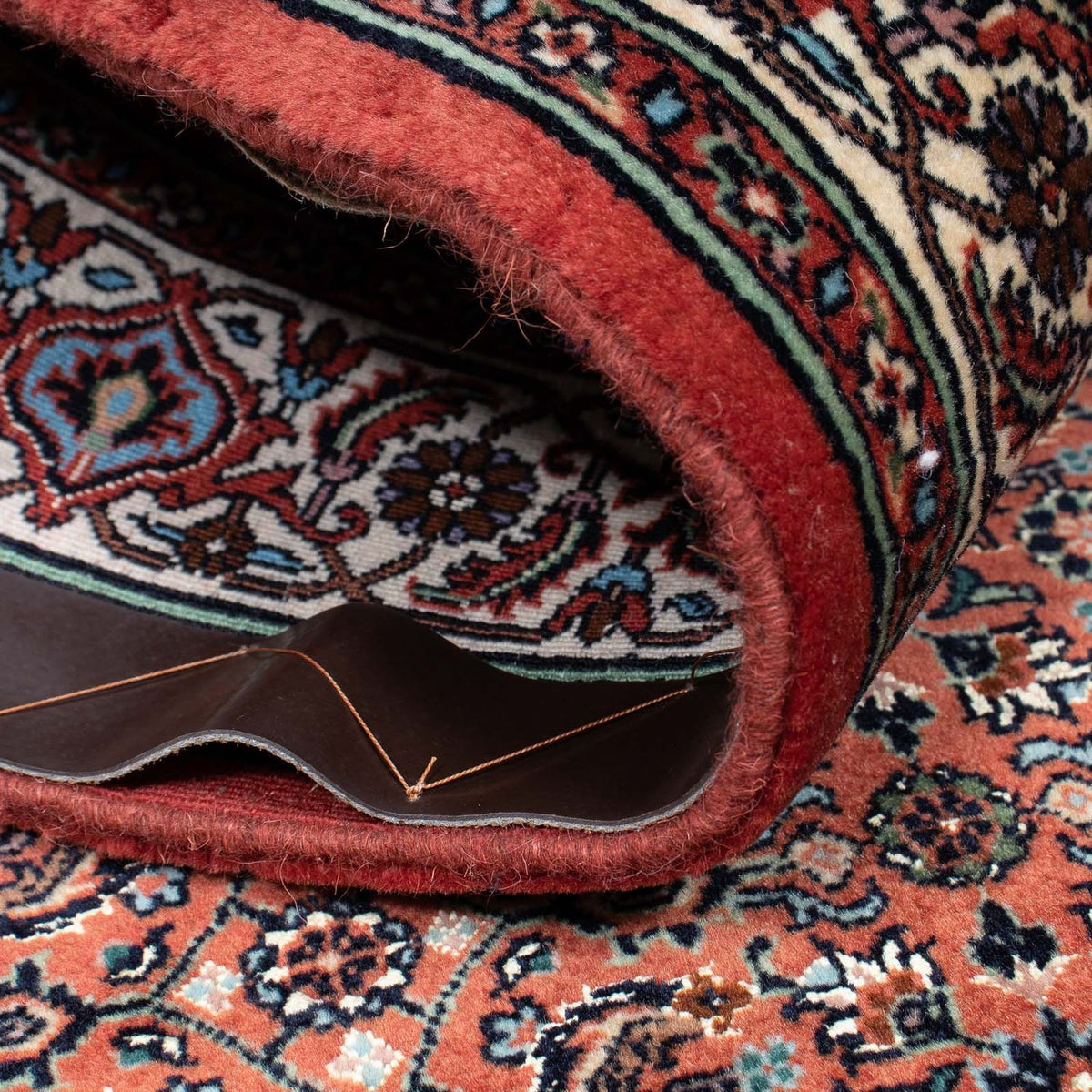 Tapis de couloir Tapis persan - Bidjar - 185 x 98 cm - rouge clair