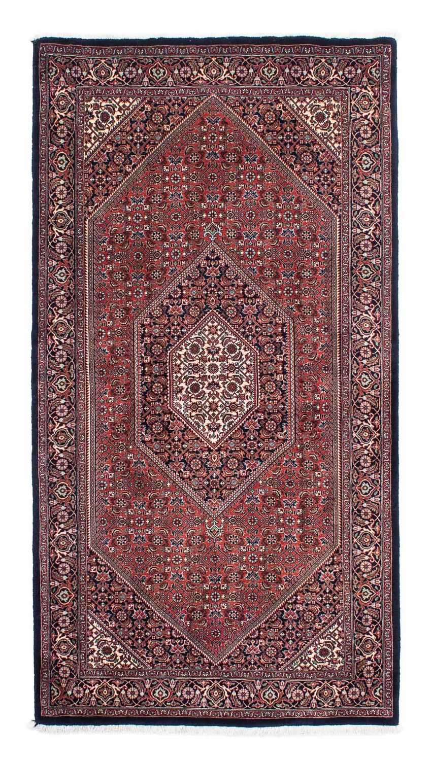 Tapis de couloir Tapis persan - Bidjar - 201 x 100 cm - bleu foncé