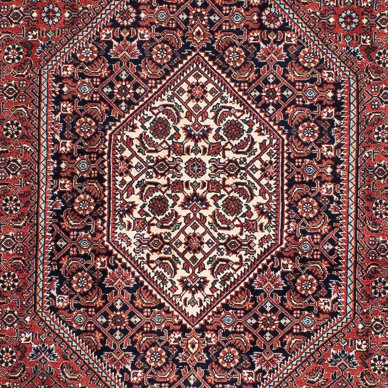 Tapis de couloir Tapis persan - Bidjar - 201 x 100 cm - bleu foncé
