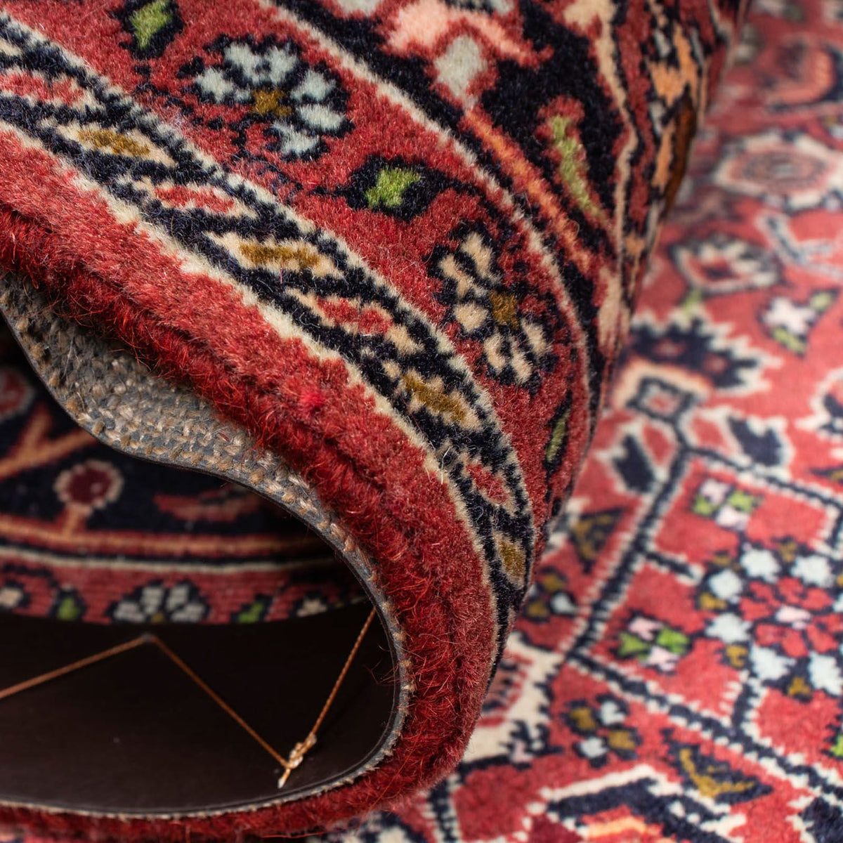 Tapis persan - Bidjar - 208 x 139 cm - rouge