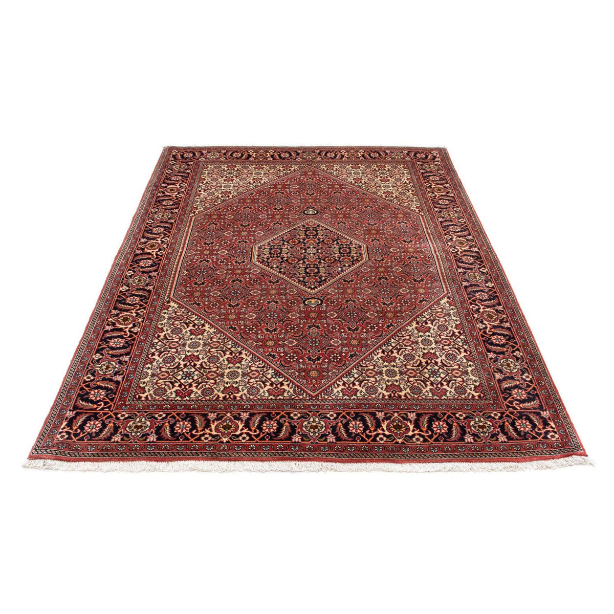 Tapis persan - Bidjar - 208 x 139 cm - rouge