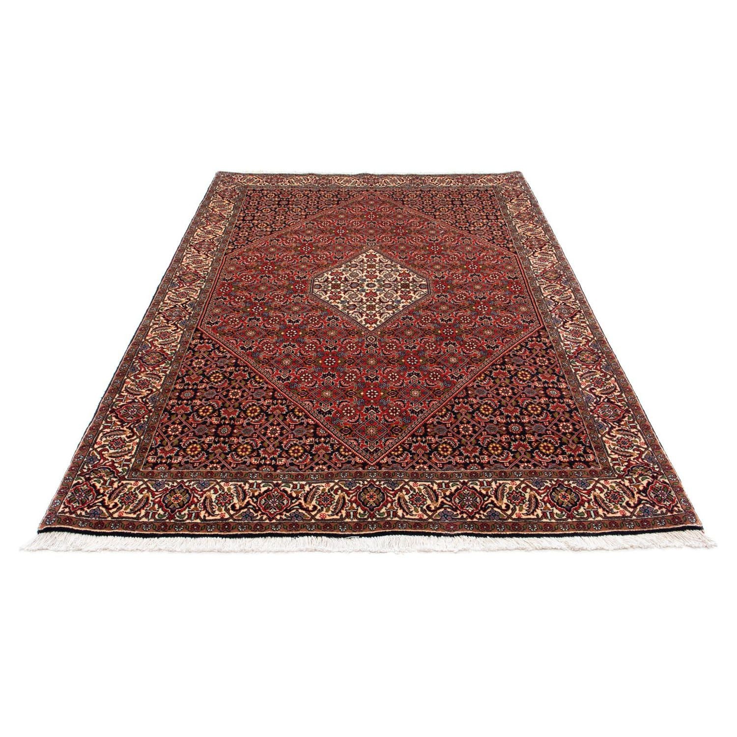 Tapis persan - Bidjar - 220 x 141 cm - rouge