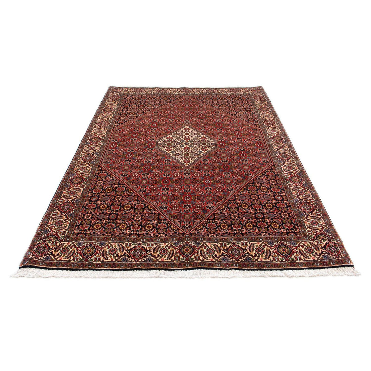 Tapis persan - Bidjar - 220 x 141 cm - rouge