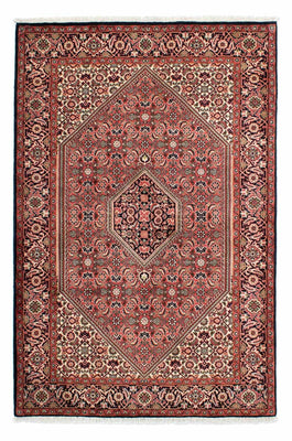 Tapis persan - Bidjar - 210 x 139 cm - rouge