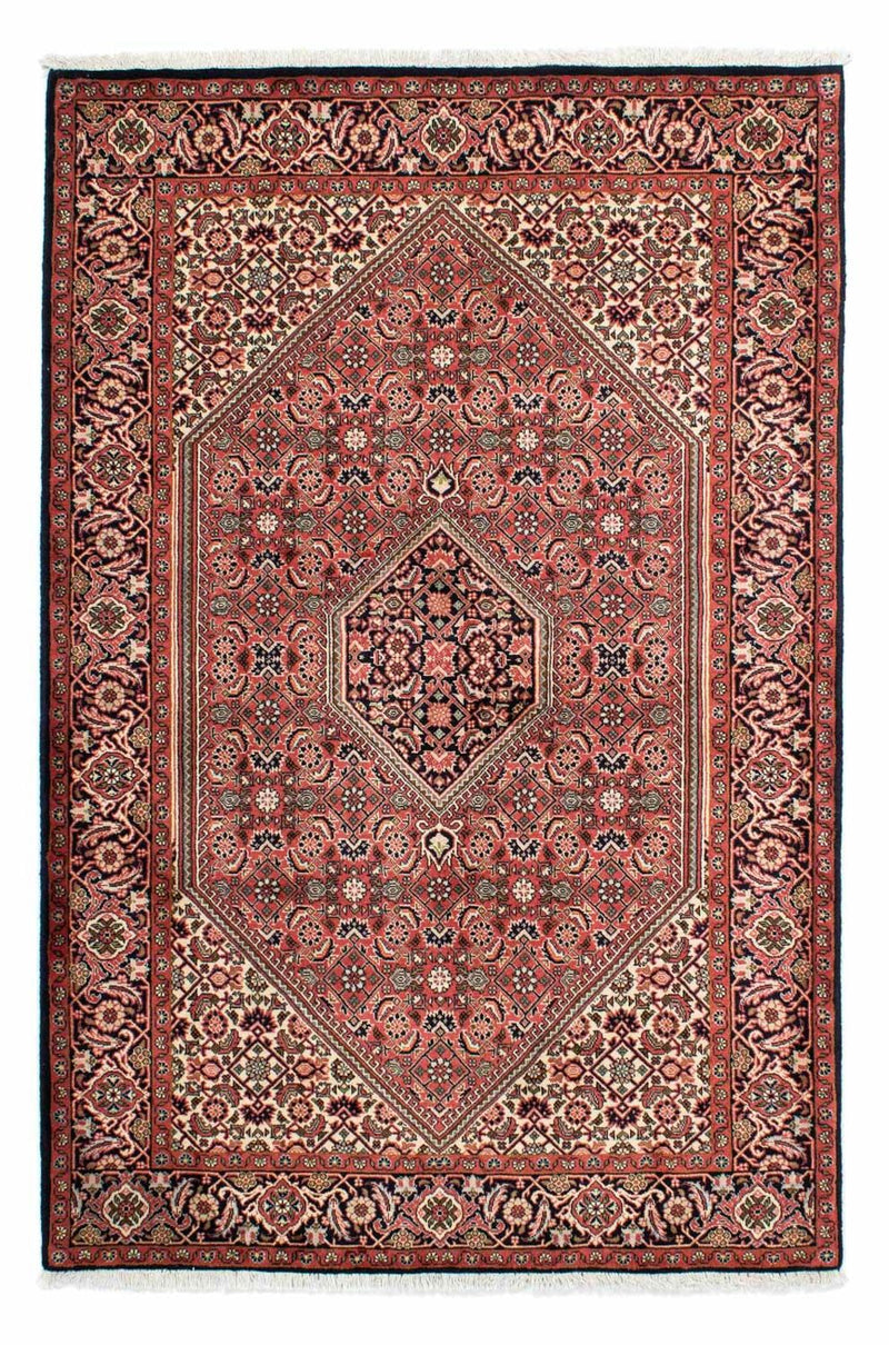 Tapis persan - Bidjar - 210 x 139 cm - rouge